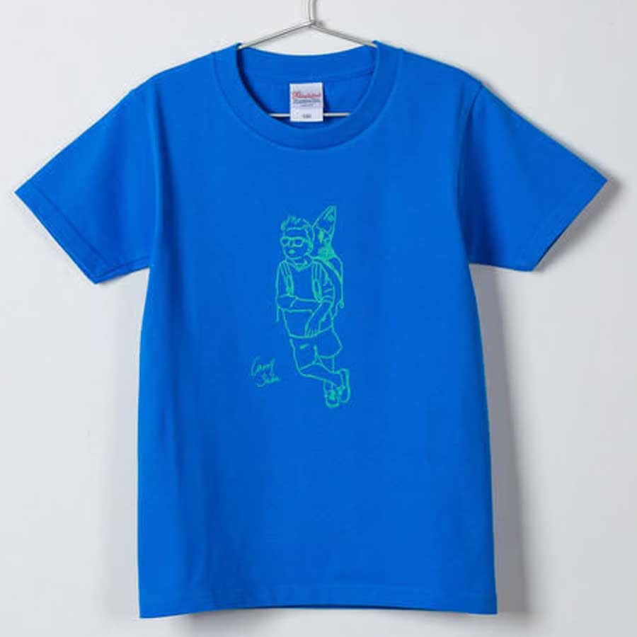 鯖Tシャツ｜キャリー鯖ブルー｜MAPOTT