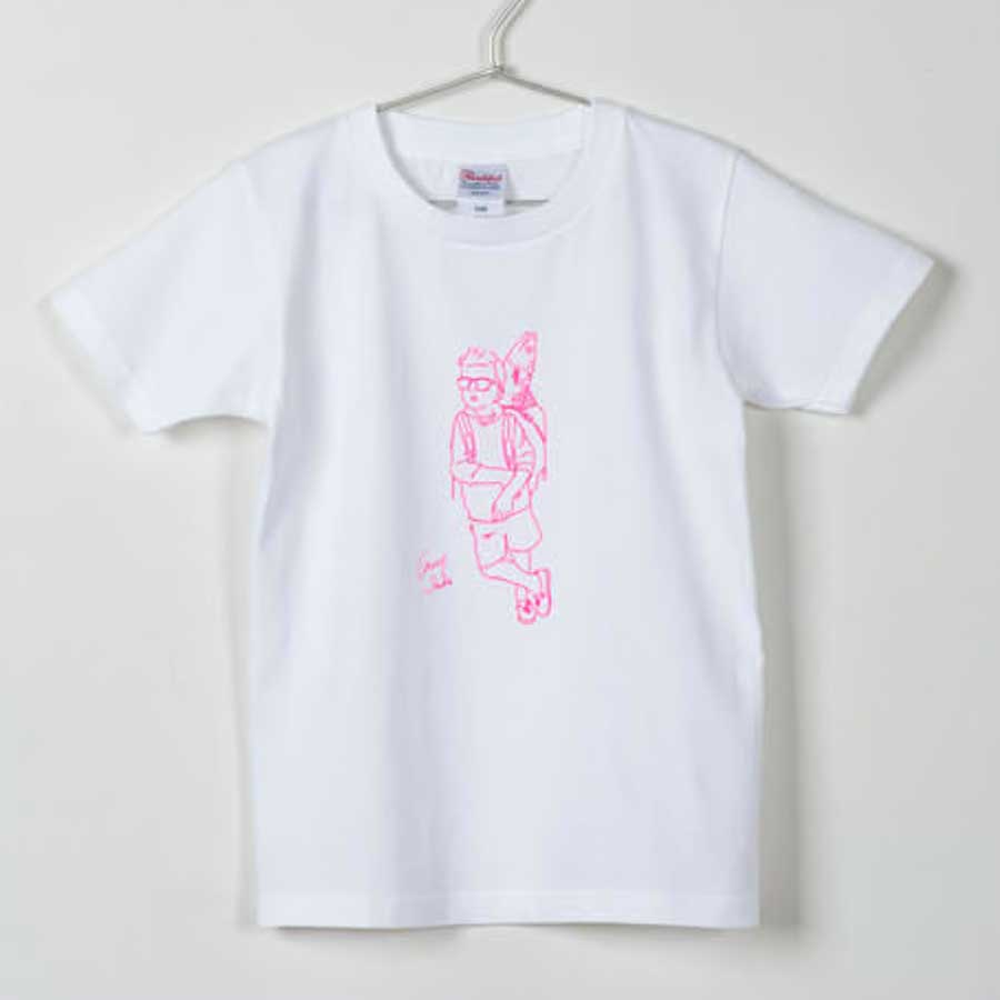 鯖Tシャツ｜キャリー鯖ピンク｜MAPOTT