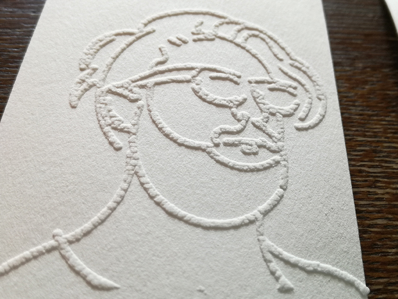 シルクスクリーンで印刷物